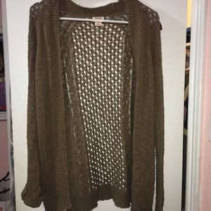 Brown cardigan